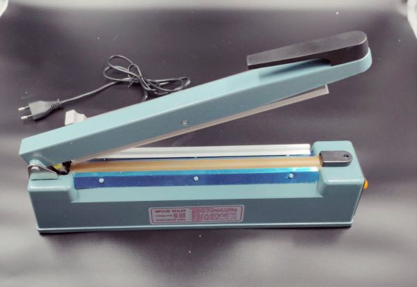 Запайщик пакетов и пленки ручной PFS-300 алюминиевый корпус нагреватель с ножом