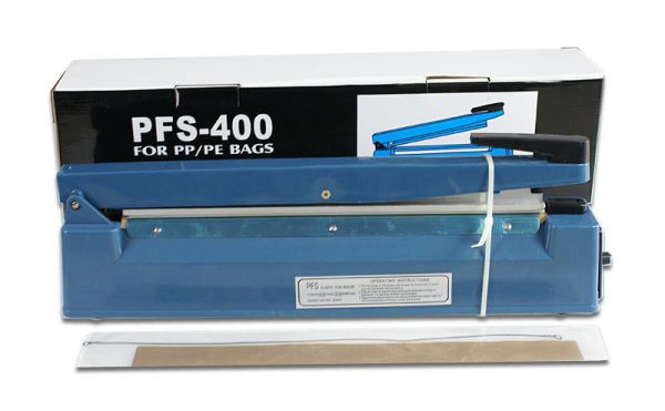 Запайщик пакетов и пленок ручной PFS-400 свариватель пластиковый корпус