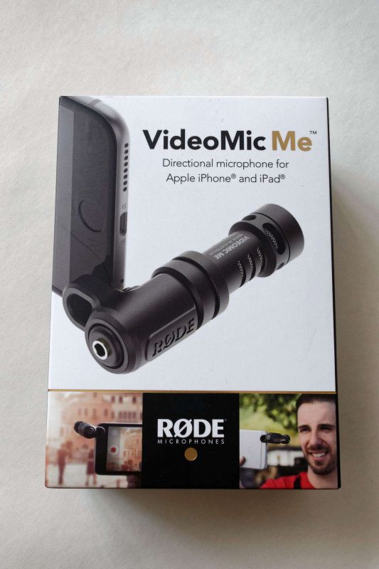 RODE VIDEOMIC ME - компактный микрофон, подключается к смартфону